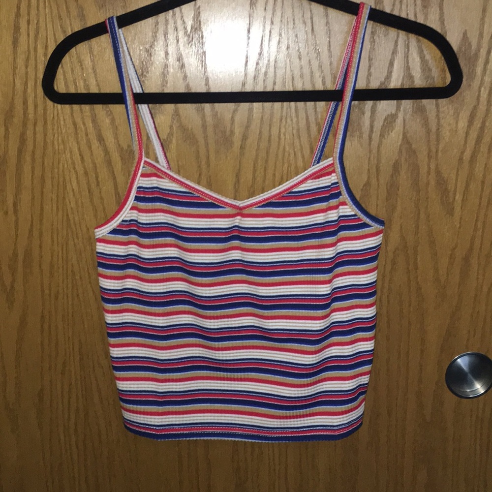 Striped crop top